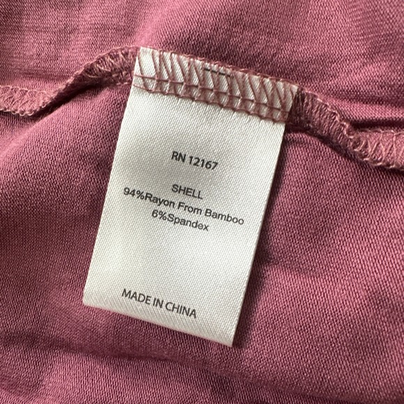 Laurie Felt Shirt Blouse Top Women's Size Medium Mock Neck Elder Berry Pullover - Picture 6 of 11